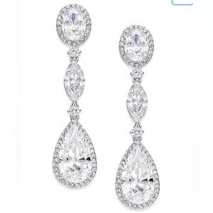 Eliot Danori Oval Crystal Drop Earrings